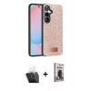 MARSİLYAN™- Galaxy S24 Kılıf Vadi Klasik Serisi - Siyah Bilvis Hayalet Cam Ekran Koruyucu + Kamera Lens Koruma Cam - SF
