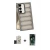 MARSİLYAN™- Galaxy S24 Kılıf Yadigar Doku Özel Seri - Siyah 360 Mat Full Body Arka Koruyucu + Bilvis Titan Kamera Lens - TMGI