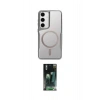 MARSİLYAN™- Galaxy S24 Kılıf Yadigar Klasik Özel Seri - Siyah 360 Mat Full Body Arka Koruyucu