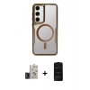 MARSİLYAN™- Galaxy S24 Kılıf Yadigar Klasik Özel Seri - Siyah 6D Antistatik Mat Seramik Hayalet Nano Ekran Koruyucu + Bilvis Titan Kamera Lens - TMGI