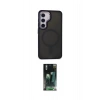 MARSİLYAN™- Galaxy S24 Kılıf Yörünge Klasik - Siyah 360 Mat Full Body Arka Koruyucu