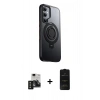 MARSİLYAN™- Galaxy S24 Kılıf Zirve Çizgi Prime - Siyah 6D Antistatik Mat Seramik Hayalet Nano Ekran Koruyucu + PVD Metal Kamera Lens - SH