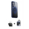 MARSİLYAN™- Galaxy S24 Kılıf Zirve Çizgi Prime - Siyah Vanessa Magic Cam + Kamera Lens Koruma Cam - SF