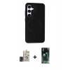 MARSİLYAN™- Galaxy S24 Kılıf Zirve Işık Serisi - Şeffaf 360 Full Body Arka Koruyucu + Bilvis Titan Kamera Lens - DNMR