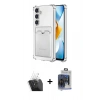 MARSİLYAN™- Galaxy S24 Plus Kılıf Doruk Klasik Koleksiyonu - Siyah Vanessa Magic Cam + Kamera Lens Koruma Cam - SF