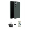 MARSİLYAN™- Galaxy S24 Plus Kılıf Kozmos Yansıma Özel Seri - Şeffaf Pasifik Cam Ekran Koruyucu + Şeffaf Kamera Lens Koruma Cam