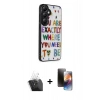 MARSİLYAN™- Galaxy S24 Plus Kılıf Odak Klasik Serisi - Siyah 3D Antistatik Mat Seramik Nano Ekran Koruyucu + Kamera Lens Koruma Cam - SF