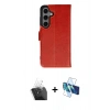 MARSİLYAN™- Galaxy S24 Plus Kılıf Siluet Işık Serisi - Siyah 3D Antistatik Cam Ekran Koruyucu + Kamera Lens Koruma Cam - SF