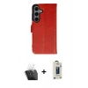 MARSİLYAN™- Galaxy S24 Plus Kılıf Siluet Işık Serisi - Siyah Bilvis Hayalet Cam Ekran Koruyucu + Kamera Lens Koruma Cam - SF