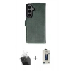 MARSİLYAN™- Galaxy S24 Plus Kılıf Siluet Işık Serisi - Siyah Bilvis Hayalet Cam Ekran Koruyucu + Kamera Lens Koruma Cam - SF