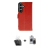 MARSİLYAN™- Galaxy S24 Plus Kılıf Siluet Işık Serisi - Siyah Vanessa Magic Hayalet Cam + Kamera Lens Koruma Cam - SF