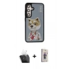 MARSİLYAN™- Galaxy S24 Plus Kılıf Siluet Modern Özel Seri - Siyah Bilvis 3D Cam Ekran Koruyucu + Kamera Lens Koruma Cam - SF
