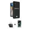 MARSİLYAN™- Galaxy S24 Plus Kılıf Vadi Çizgi Prime - Şeffaf 360 Full Body Arka Koruyucu + Kamera Lens Koruma Cam - SF