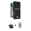 MARSİLYAN™- Galaxy S24 Plus Kılıf Vadi Çizgi Prime - Siyah Bilvis 3D Cam Ekran Koruyucu + Kamera Lens Koruma Cam - SF