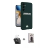 MARSİLYAN™- Galaxy S24 Plus Kılıf Vadi Çizgi Prime - Siyah Bilvis Hayalet Cam Ekran Koruyucu + Kamera Lens Koruma Cam - SF