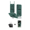 MARSİLYAN™- Galaxy S24 Plus Kılıf Vadi Form Prime - Siyah 360 Mat Full Body Arka Koruyucu + Kamera Lens Koruma Cam - SF
