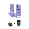 MARSİLYAN™- Galaxy S24 Plus Kılıf Vadi Form Prime - Siyah 360 Mat Full Body Arka Koruyucu + Kamera Lens Koruma Cam - SF