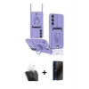 MARSİLYAN™- Galaxy S24 Plus Kılıf Vadi Form Prime - Siyah 3D Antistatik Hayalet Cam Ekran Koruyucu + Kamera Lens Koruma Cam - SF