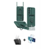 MARSİLYAN™- Galaxy S24 Plus Kılıf Vadi Form Prime - Siyah 3D Antistatik Seramik Nano Ekran Koruyucu + Kamera Lens Koruma Cam - SF