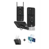 MARSİLYAN™- Galaxy S24 Plus Kılıf Vadi Form Prime - Siyah 3D Antistatik Seramik Nano Ekran Koruyucu + Kamera Lens Koruma Cam - SF