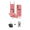 MARSİLYAN™- Galaxy S24 Plus Kılıf Vadi Form Prime - Siyah Bilvis 3D Cam Ekran Koruyucu + Şeffaf Kamera Lens Koruma Cam