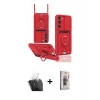 MARSİLYAN™- Galaxy S24 Plus Kılıf Vadi Form Prime - Siyah Bilvis 3D Cam Ekran Koruyucu + Şeffaf Kamera Lens Koruma Cam