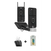 MARSİLYAN™- Galaxy S24 Plus Kılıf Vadi Form Prime - Siyah Polymer Nano Ekran Koruyucu + Kamera Lens Koruma Cam - SF