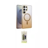 MARSİLYAN™- Galaxy S24 Ultra Kılıf Ahenk Doku Özel Seri - Siyah Joko Magic 5D Hayalet Cam