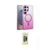 MARSİLYAN™- Galaxy S24 Ultra Kılıf Ahenk Doku Özel Seri - Siyah Joko Magic 5D Hayalet Cam