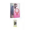 MARSİLYAN™- Galaxy S24 Ultra Kılıf Ahenk Doku Özel Seri - Siyah Joko Magic 5D Hayalet Cam