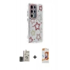 MARSİLYAN™- Galaxy S24 Ultra Kılıf Ahenk Modern Serisi - Siyah AutoKit 5in1 Fiber Polymer Nano Ekran Koruyucu + Bilvis Titan Kamera Lens - SH