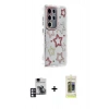 MARSİLYAN™- Galaxy S24 Ultra Kılıf Ahenk Modern Serisi - Siyah Joko Magic 5D Hayalet Cam + PVD Metal Kamera Lens - PE