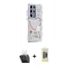 MARSİLYAN™- Galaxy S24 Ultra Kılıf Ahenk Modern Serisi - Siyah Joko Magic 5D Hayalet Cam + Kamera Lens Koruma Cam - SF