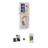 MARSİLYAN™- Galaxy S24 Ultra Kılıf Ahenk Modern Serisi - Siyah Joko Magic 5D Hayalet Cam + PVD Metal Kamera Lens - SH