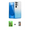 MARSİLYAN™- Galaxy S24 Ultra Kılıf Eksen Minimal Özel Seri - Siyah AutoKit 5in1 Fiber Hayalet Polymer Nano Ekran Koruyucu + Raze Metal Kamera Lens - GS