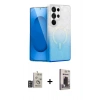 MARSİLYAN™- Galaxy S24 Ultra Kılıf Eksen Minimal Özel Seri - Siyah Bilvis Hayalet Cam Ekran Koruyucu + Bilvis Titan Kamera Lens - DNMR