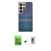 MARSİLYAN™- Galaxy S24 Ultra Kılıf Eksen Prime - Siyah Durable Full Glue Curved Cam + Raze Metal Kamera Lens - SI