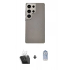 MARSİLYAN™- Galaxy S24 Ultra Kılıf Eksen Prime - Siyah Joko Magic 5D Cam + Kamera Lens Koruma Cam - SF