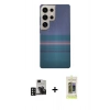 MARSİLYAN™- Galaxy S24 Ultra Kılıf Eksen Prime - Siyah Joko Magic 5D Hayalet Cam + PVD Metal Kamera Lens - DNMR