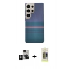 MARSİLYAN™- Galaxy S24 Ultra Kılıf Eksen Prime - Siyah Joko Magic 5D Hayalet Cam + PVD Metal Kamera Lens - SH
