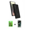 MARSİLYAN™- Galaxy S24 Ultra Kılıf İz Işık Koleksiyonu - Siyah 360 Mat Full Body Arka Koruyucu + Raze Metal Kamera Lens - SI