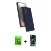 MARSİLYAN™- Galaxy S24 Ultra Kılıf İz Işık Koleksiyonu - Siyah 360 Mat Full Body Arka Koruyucu + Raze Metal Kamera Lens - SH