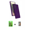 MARSİLYAN™- Galaxy S24 Ultra Kılıf İz Işık Koleksiyonu - Siyah AutoKit 5in1 Fiber Hayalet Polymer Nano Ekran Koruyucu + Raze Metal Kamera Lens - GS
