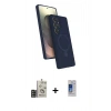 MARSİLYAN™- Galaxy S24 Ultra Kılıf İz Işık Koleksiyonu - Siyah Durable Full Glue Curved Cam + Bilvis Titan Kamera Lens - GD