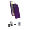 MARSİLYAN™- Galaxy S24 Ultra Kılıf İz Işık Koleksiyonu - Siyah Durable Full Glue Curved Cam + PVD Metal Kamera Lens - PE
