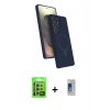 MARSİLYAN™- Galaxy S24 Ultra Kılıf İz Işık Koleksiyonu - Siyah Durable Full Glue Curved Cam + Raze Metal Kamera Lens - SI
