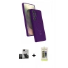 MARSİLYAN™- Galaxy S24 Ultra Kılıf İz Işık Koleksiyonu - Siyah Joko Magic 5D Hayalet Cam + PVD Metal Kamera Lens - DNMR