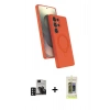 MARSİLYAN™- Galaxy S24 Ultra Kılıf İz Işık Koleksiyonu - Siyah Joko Magic 5D Hayalet Cam + PVD Metal Kamera Lens - DNMR