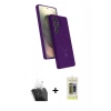 MARSİLYAN™- Galaxy S24 Ultra Kılıf İz Işık Koleksiyonu - Siyah Joko Magic 5D Hayalet Cam + Kamera Lens Koruma Cam - SF