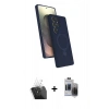 MARSİLYAN™- Galaxy S24 Ultra Kılıf İz Işık Koleksiyonu - Siyah Vanessa Magic Hayalet Cam + Kamera Lens Koruma Cam - SF